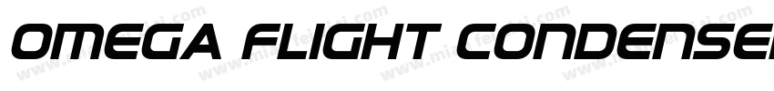 Omega Flight Condensed字体转换